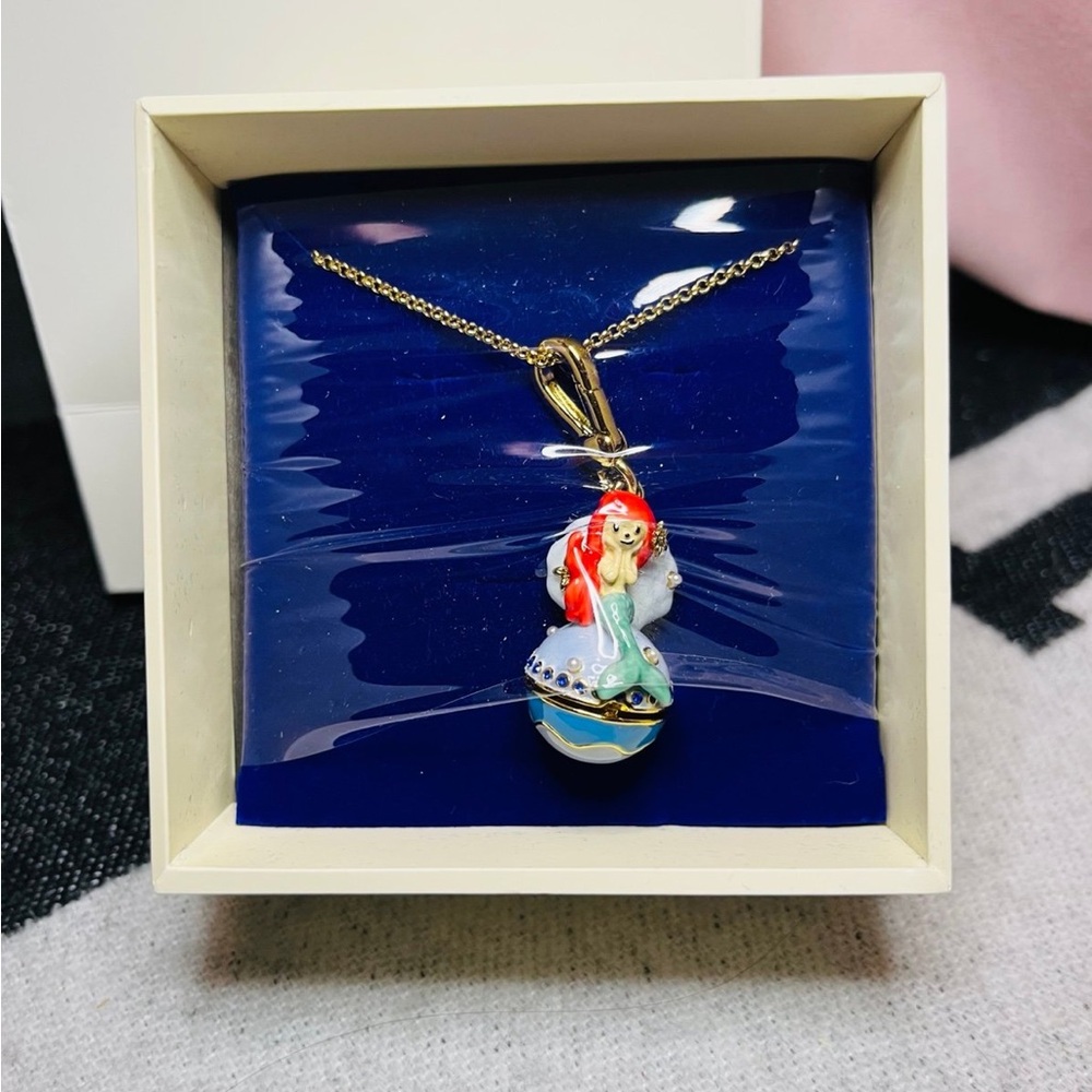 NIB Juicy Grape Little Mermaid Locket Necklace.